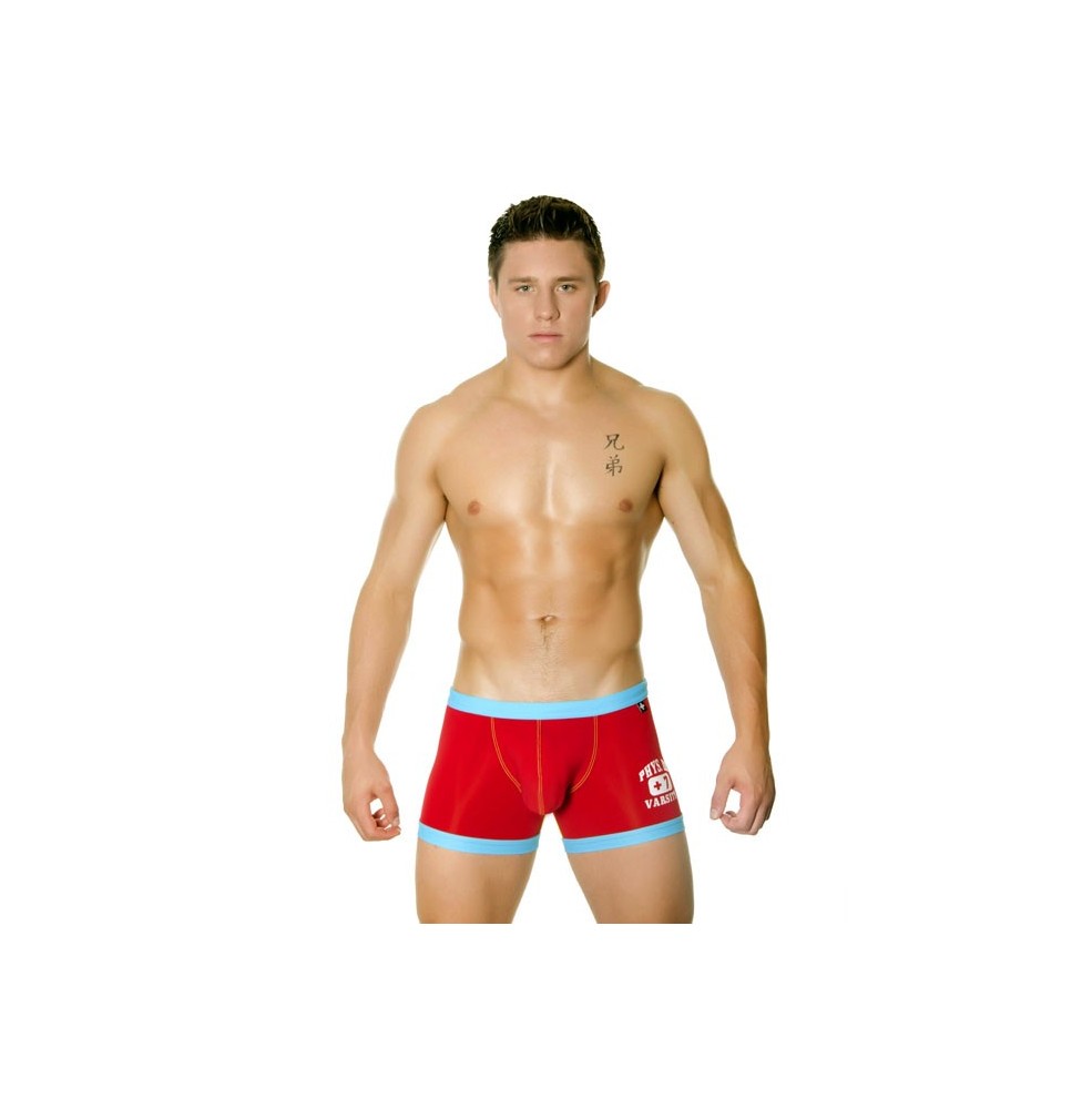 Almost Naked Varsity Trunk, Red