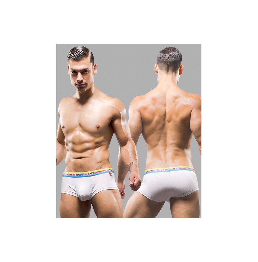 Almost Naked Tagless Boxer, White